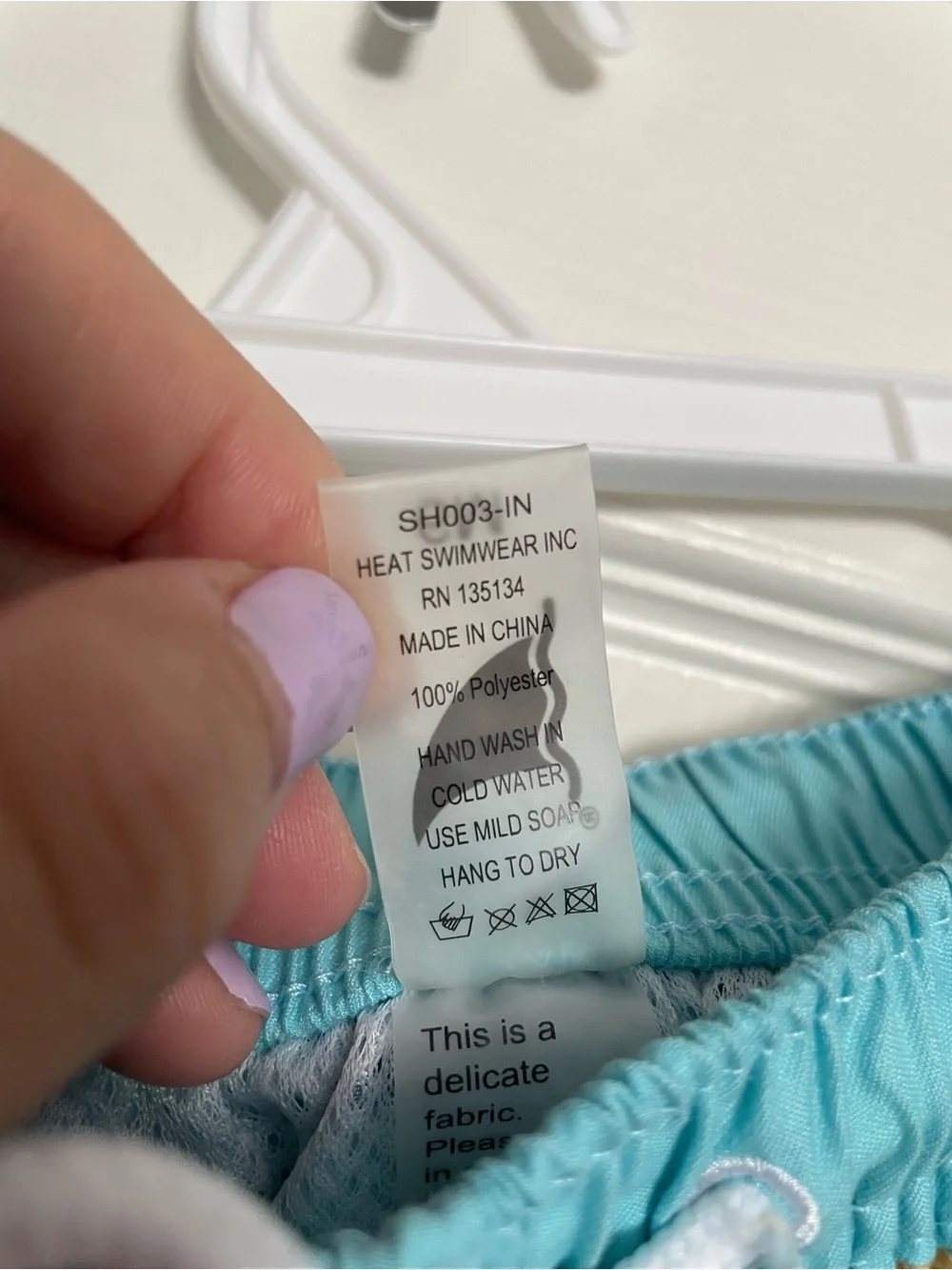 NWT Heat Swimwear INC Kids 3-6 months Whale Print Swim Shorts Light Blue